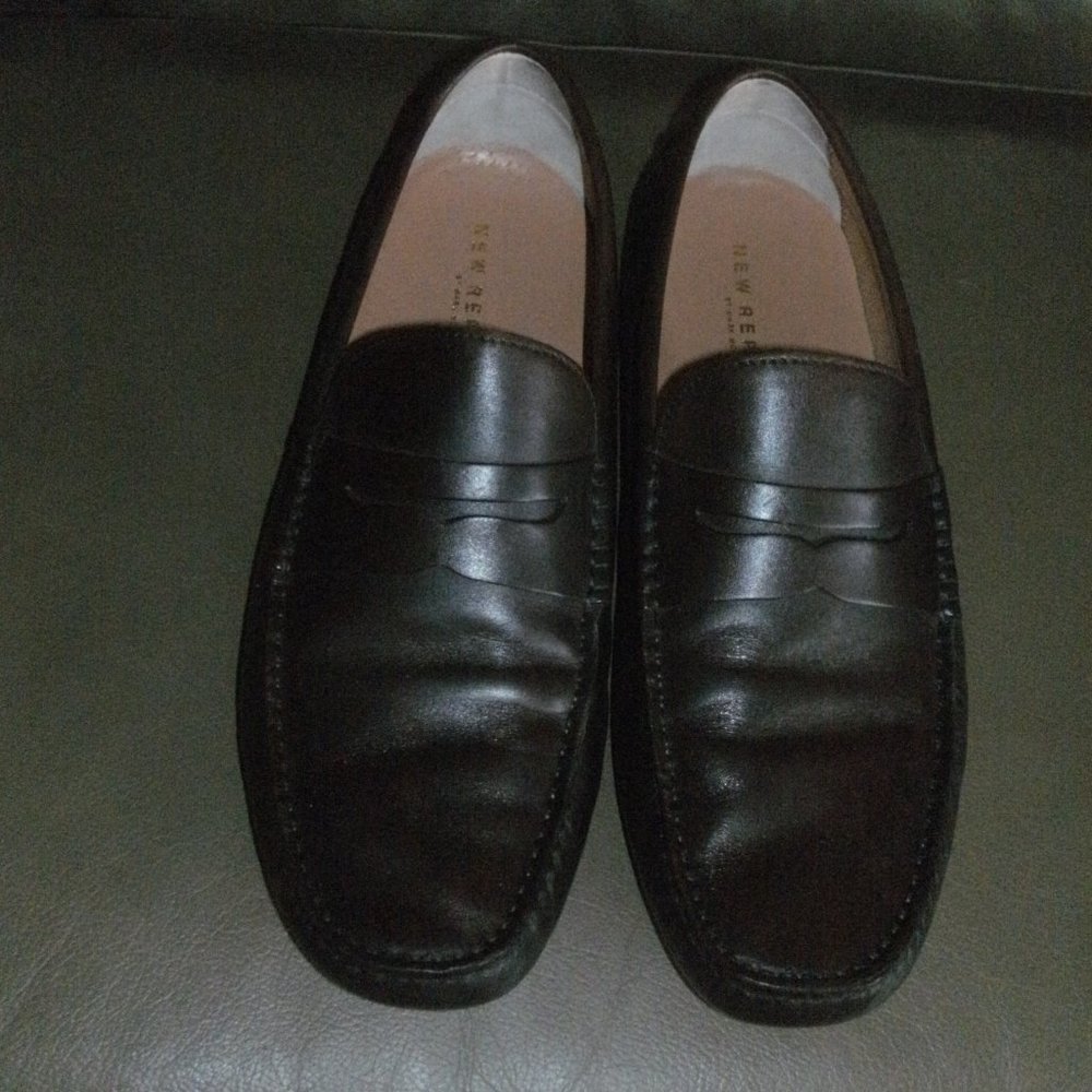 New Republic Mark McNairy Coffee Brown Leather Driving Penny Loafer with Box 11